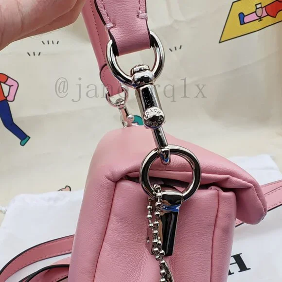 Coach Pillow Tabby Shoulder Bag 18 Pink - Picture 2 of 13